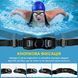 Набор для плавания Nordvik HydroPulse с антифогом и UV-защитой: очки, кейс, беруши и зажим для носа Black Mirrored