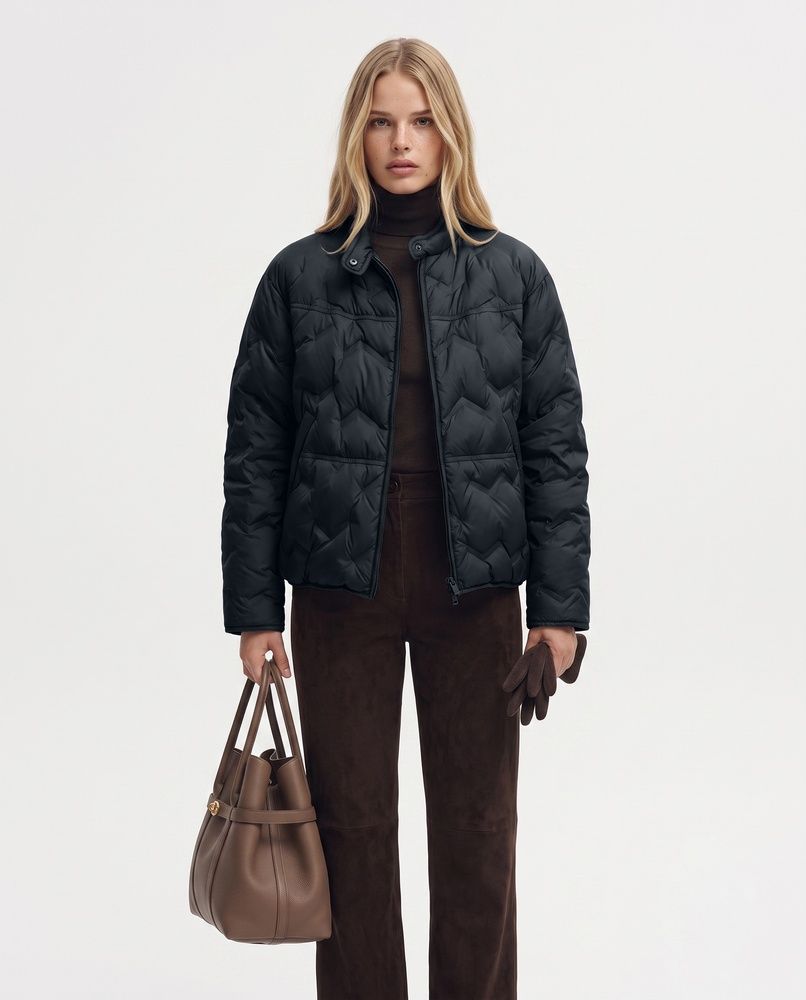 Жіночий пуховик LAREN AeroDown Luxe Short Puffer Black, M
