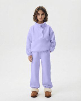 Дитячий флісовий костюм Nordvik kids Polar-Fleece оверсайз Purple, 140