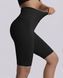 Женские велосипедки Nordvik Ribbed-Motion Sculpt: Бесшовный 3D-рубчик с эффектом Push-Up и высокой посадкой Black, M