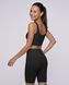 Женские велосипедки Nordvik Ribbed-Motion Sculpt: Бесшовный 3D-рубчик с эффектом Push-Up и высокой посадкой Black, M