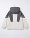 Детская водоотталкивающая куртка-ветровка Nordvik kids Terra Tech-Shell с капюшоном White-Grey, 130
