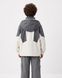 Детская водоотталкивающая куртка-ветровка Nordvik kids Terra Tech-Shell с капюшоном White-Grey, 130