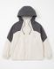 Детская водоотталкивающая куртка-ветровка Nordvik kids Terra Tech-Shell с капюшоном White-Grey, 130