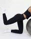 Женские леггинсы с высокой талией Nordvik Body-Sculpt: Premium Naked Feel быстросохнущие с моделирующим эффектом Black, M