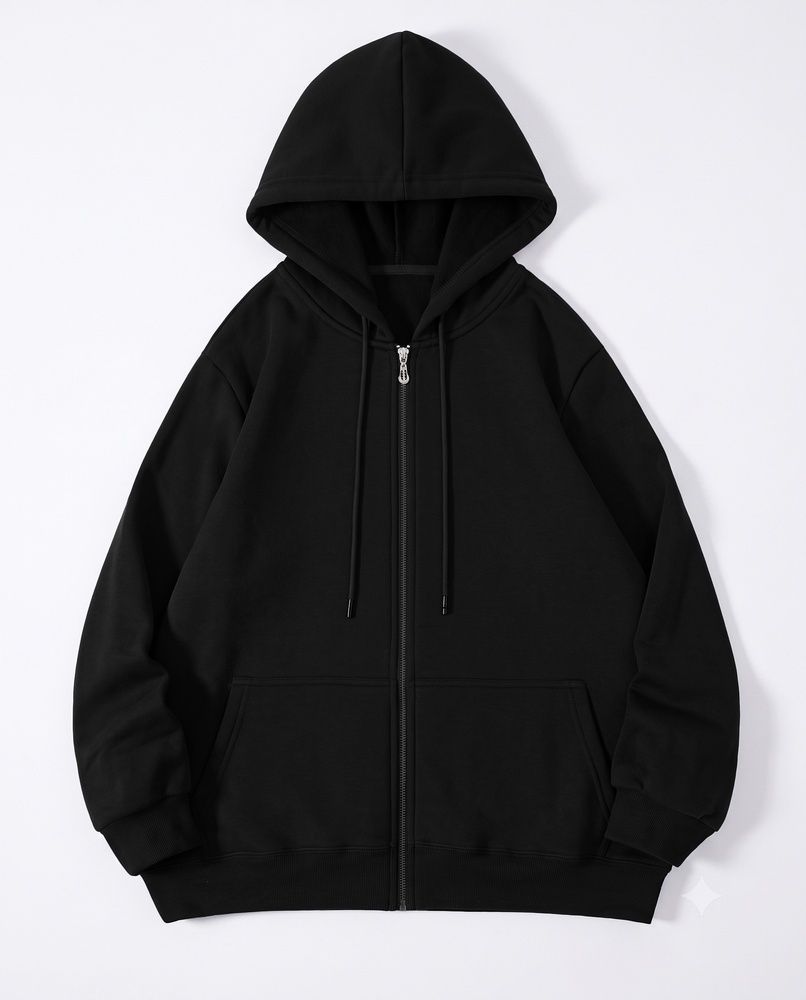 Мужское утепленное худи на молнии Nordvik Arctic Thermal Zip-Hoodie с технологией Silver Fox Velvet Black, L
