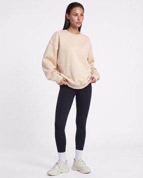 Жіночий утеплений світшот оверсайз Nordvik Luxe Thermal Crewneck на флісі Beige, S