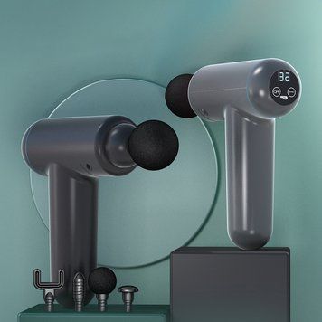Ручний перкузійний масажер Weizer M-Boost Titanium 32 швидкості (RT-MB320-Ti)