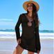 Туника пляжная вязаная с кольцом Mila Ricco Breeze Black, S