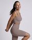 Женские велосипедки Nordvik Ribbed-Motion Sculpt: Бесшовный 3D-рубчик с эффектом Push-Up и высокой посадкой Brown, M