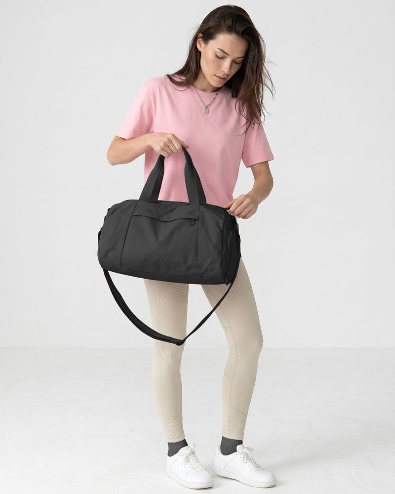 Влагозащитная спортивная сумка для фитнеса с отделением для обуви Nordvik UrbanX Active Black