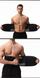 Спортивный пояс-корсет для поддержки спины и фитнеса с двойной фиксацией Nordvik LumbarPro Black, L