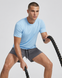Чоловіча спортивна футболка Nordvik Active-Stretch Pro: Повітропроникна тканина Quick-Dry з ефектом високої еластичності Blue