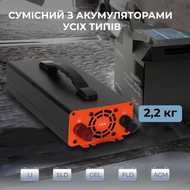 Інвертор PowerMe 2600W чиста синусоїда напруга 12V на 220V (PWM-IPS2600)