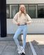 Жіночий преміальний утеплений світшот Nordvik Fleece-Core Crewneck на флісі Beige, M