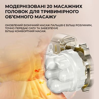 Масажна подушка Weizer TwentyFingers White