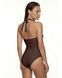 Сплошной купальник Mila Ricco Positano Chocolate, S