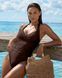 Сплошной купальник Mila Ricco Positano Chocolate, S