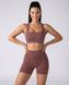 Жіночі короткі велосипедки Nordvik Motion Shorts Tundra Earth з високою посадкою та широким утягуючим поясом у рубчик, S