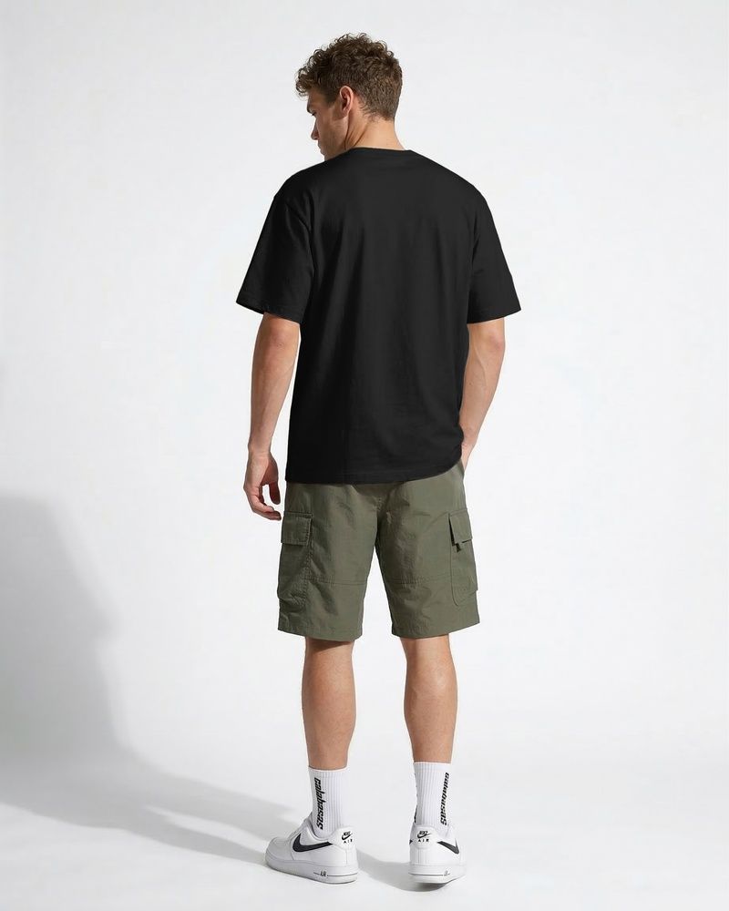 Мужская футболка-оверсайз Nordvik Heavy-Cotton: плотный хлопок с эффектом Structured Fit Black