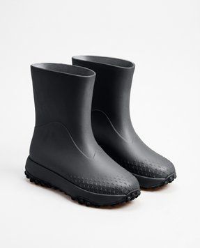 Жіночі гумові чоботи Nordvik Aqua-Guard Tech Boots - зносостійкі з антиковзною потовщеною підошвою Black, 37
