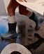 Жіночі гумові чоботи Nordvik Aqua-Guard Tech Boots - зносостійкі з антиковзною потовщеною підошвою Black, 37