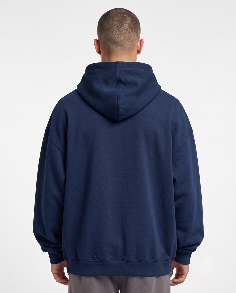 Мужское утепленное худи на молнии Nordvik Arctic Thermal Zip-Hoodie с технологией Silver Fox Velvet Navy, L