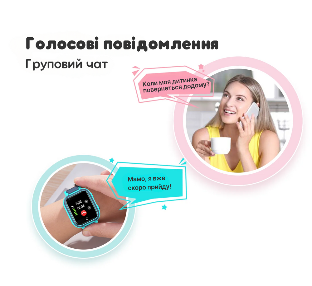 Умные смарт часы PowerMe PowerWatch 7 Kiddy series 4G + GPS Green