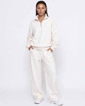 Широкие женские штаны LAREN Signature Silhouette Curved Fit с эффектом коррекции фигуры Milk, S