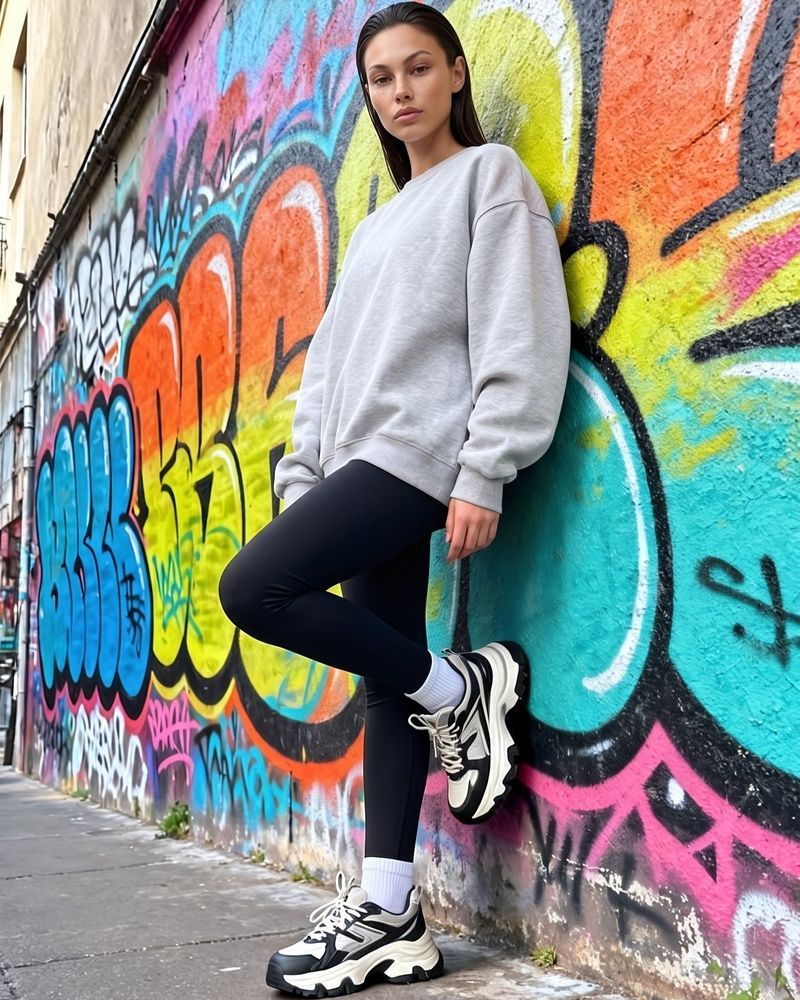 Жіночий утеплений світшот оверсайз Nordvik Luxe Thermal Crewneck на флісі Grey, S