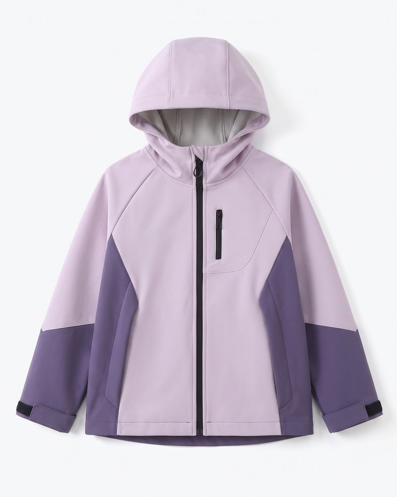 Детская термокуртка Nordvik kids Storm Pro-Shell водоотталкивающая и ветрозащитная Purple, 120