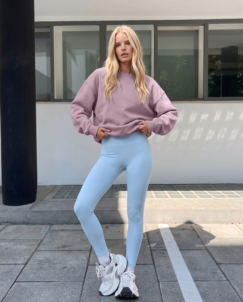 Жіночий преміальний утеплений світшот Nordvik Fleece-Core Crewneck на флісі Lilac, M