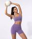 Женские короткие велосипедки Nordvik Motion Shorts Northern Berry с высокой посадкой и широким утягивающим поясом в рубчик, L