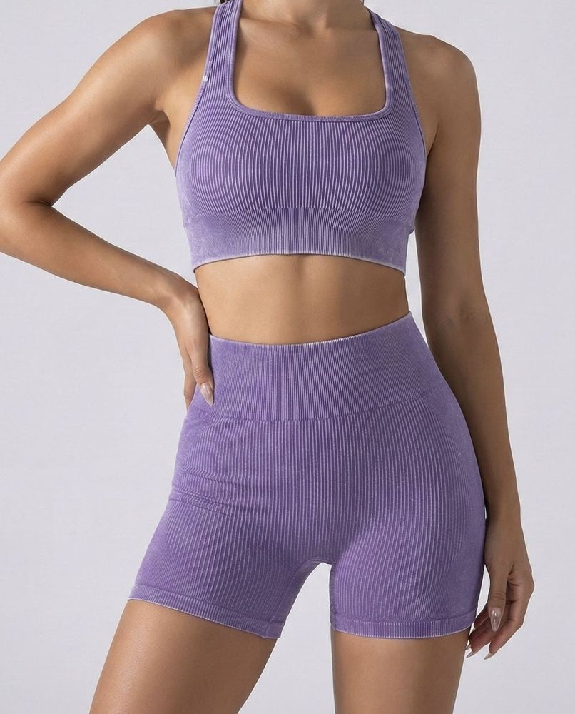 Женские короткие велосипедки Nordvik Motion Shorts Northern Berry с высокой посадкой и широким утягивающим поясом в рубчик, L