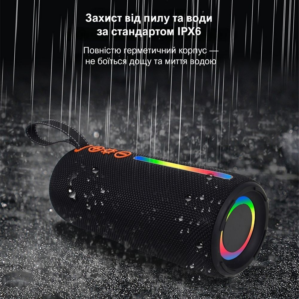 Портативная Bluetooth колонка PowerMe SoundStorm Pro 6 Blue