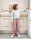 Штани карго для дівчинки LAREN kids Urban Cargo Utility оверсайз з кишенями Pink, 130