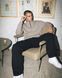Чоловіча бавовняна толстовка Nordvik Tech-Blend Quarter Zip з антистатичним ефектом Grey, XL