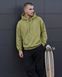Мужское премиальное оверсайз худи Nordvik ThermaCore Elite Hoodie Green, M