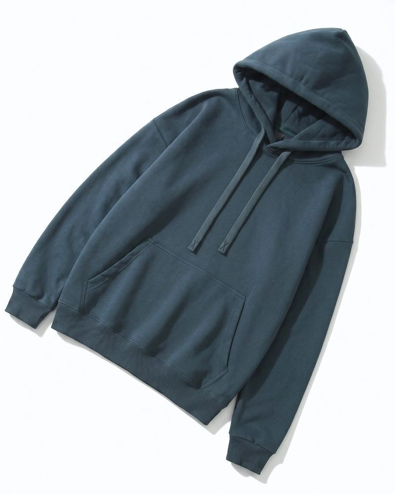 Мужское премиальное оверсайз худи Nordvik Heavyweight Arctic Fleece Hoodie Green, M
