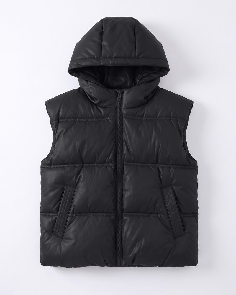 Дитячий утеплений жилет LAREN kids Urban Shield з капюшоном Weather-Guard Black, 130