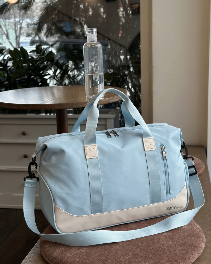 Универсальная дорожно-спортивная сумка Nordvik Active с отделением для обуви Light Blue