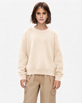 Дитячий світшот Nordvik kids Urban Essential з натуральної бавовни 280g Beige, 120