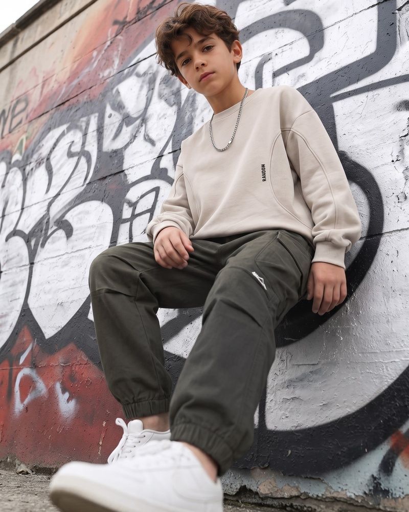 Детские водонепроницаемые штаны карго Nordvik kids TrailGear Ranger для мальчика Khaki, 130