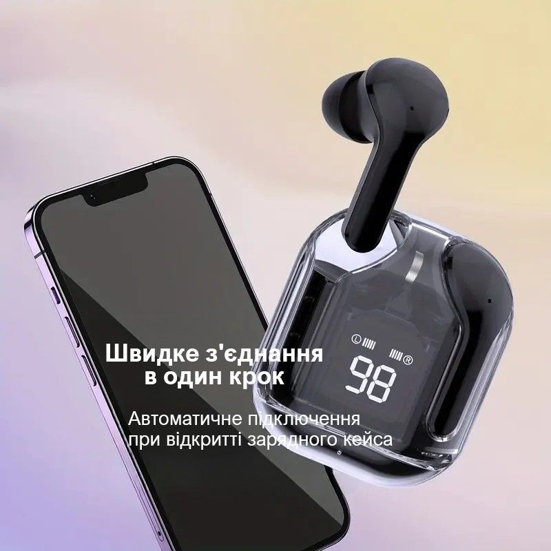 Наушники беспроводные PowerMe AirBeats Sky Black